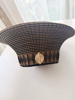 Cap « Zulu » Noir et Doré| Grand modèle | Bijoux d'exception | Paris