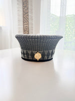 Cap « Zulu » Noir et Blanc| Petit modèle | Bijoux d'exception | Paris