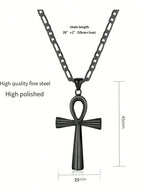 Collier « Big Ankh » Couleur Noir | Bijoux d'exception | Paris