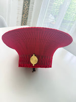 Cap « Zulu » Rouge| Grand modèle | Bijoux d'exception | Paris