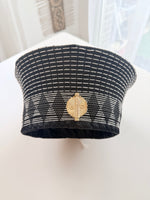 Cap « Zulu » Noir et Blanc| Petit modèle | Bijoux d'exception | Paris