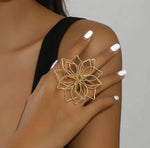 Bague " Queen Flower " Couleur Or| Bijoux d'exception | Paris