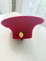 Cap « Zulu » Rouge| Grand modèle | Bijoux d'exception | Paris