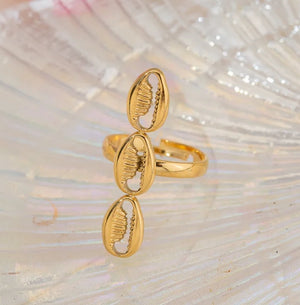 Bague " Triple Kori " Couleur Or| Bijoux d'exception | Paris