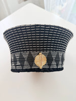 Cap « Zulu » Noir et Blanc| Petit modèle | Bijoux d'exception | Paris