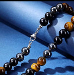 Chaîne  Homme " Perles de pouvoir " | Bijoux d'exception | Paris