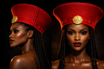 Cap « Zulu » Rouge| Petit modèle | Bijoux d'exception | Paris