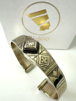 Bracelet Homme " Prince Touareg  " Couleur Argent | Bijoux d'exception | Paris