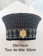Cap « Zulu » Noir et Blanc| Petit modèle | Bijoux d'exception | Paris