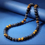 Chaîne  Homme " Perles de pouvoir " | Bijoux d'exception | Paris
