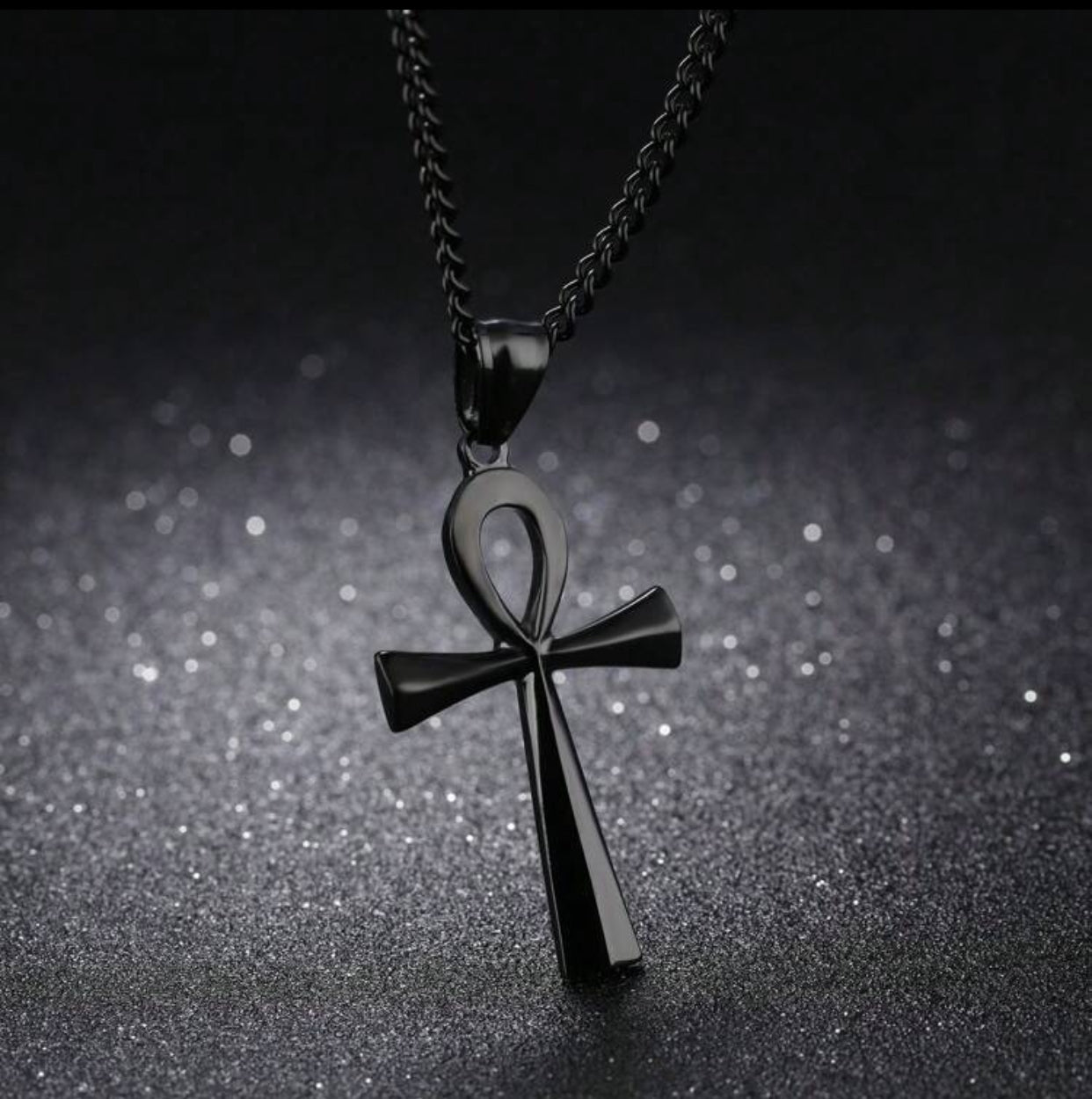 Collier « Big Ankh » Couleur Noir | Bijoux d'exception | Paris