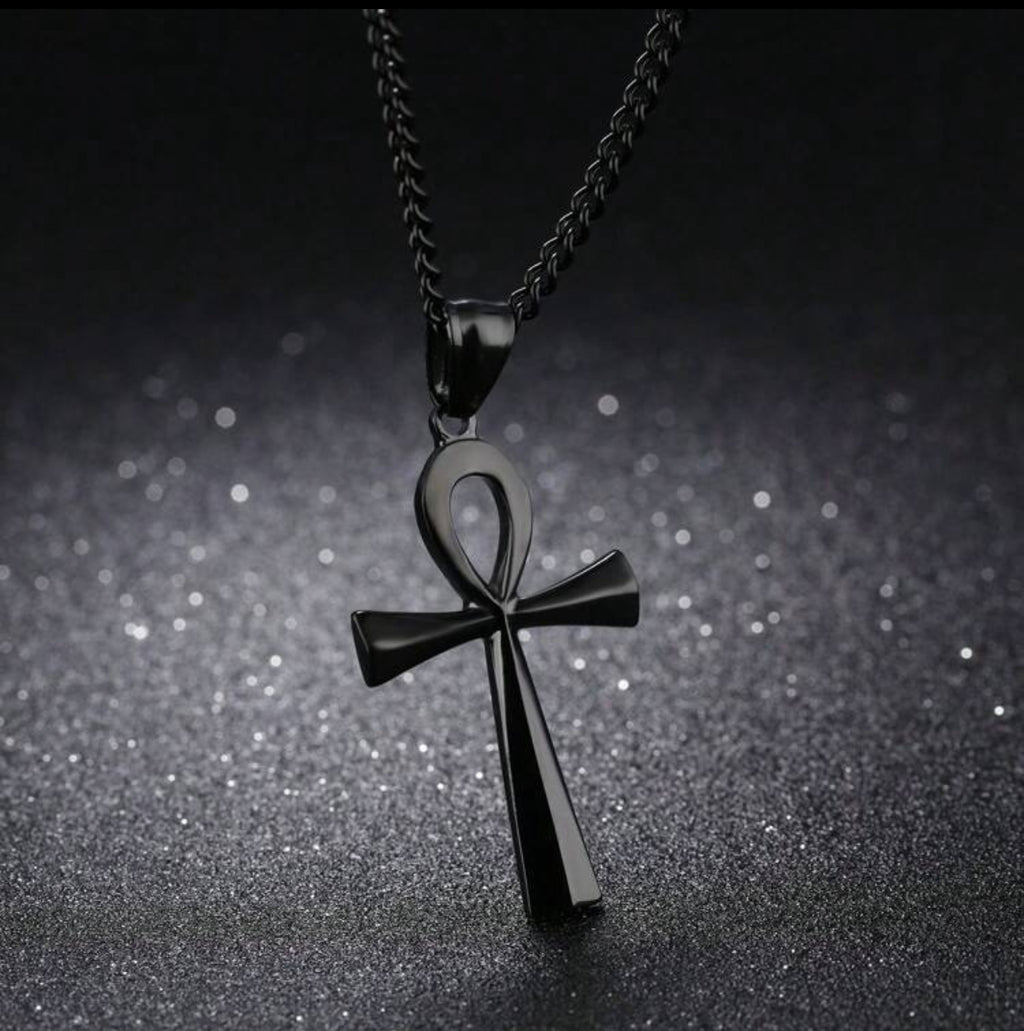Collier « Big Ankh » Couleur Noir | Bijoux d'exception | Paris