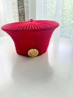 Cap « Zulu » Rouge| Petit modèle | Bijoux d'exception | Paris