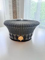 Cap « Zulu » Noir et Blanc| Petit modèle | Bijoux d'exception | Paris