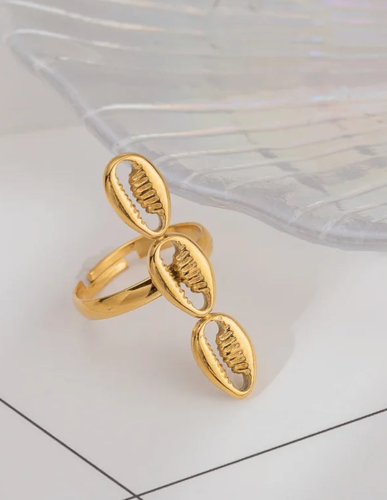Bague " Triple Kori " Couleur Or| Bijoux d'exception | Paris