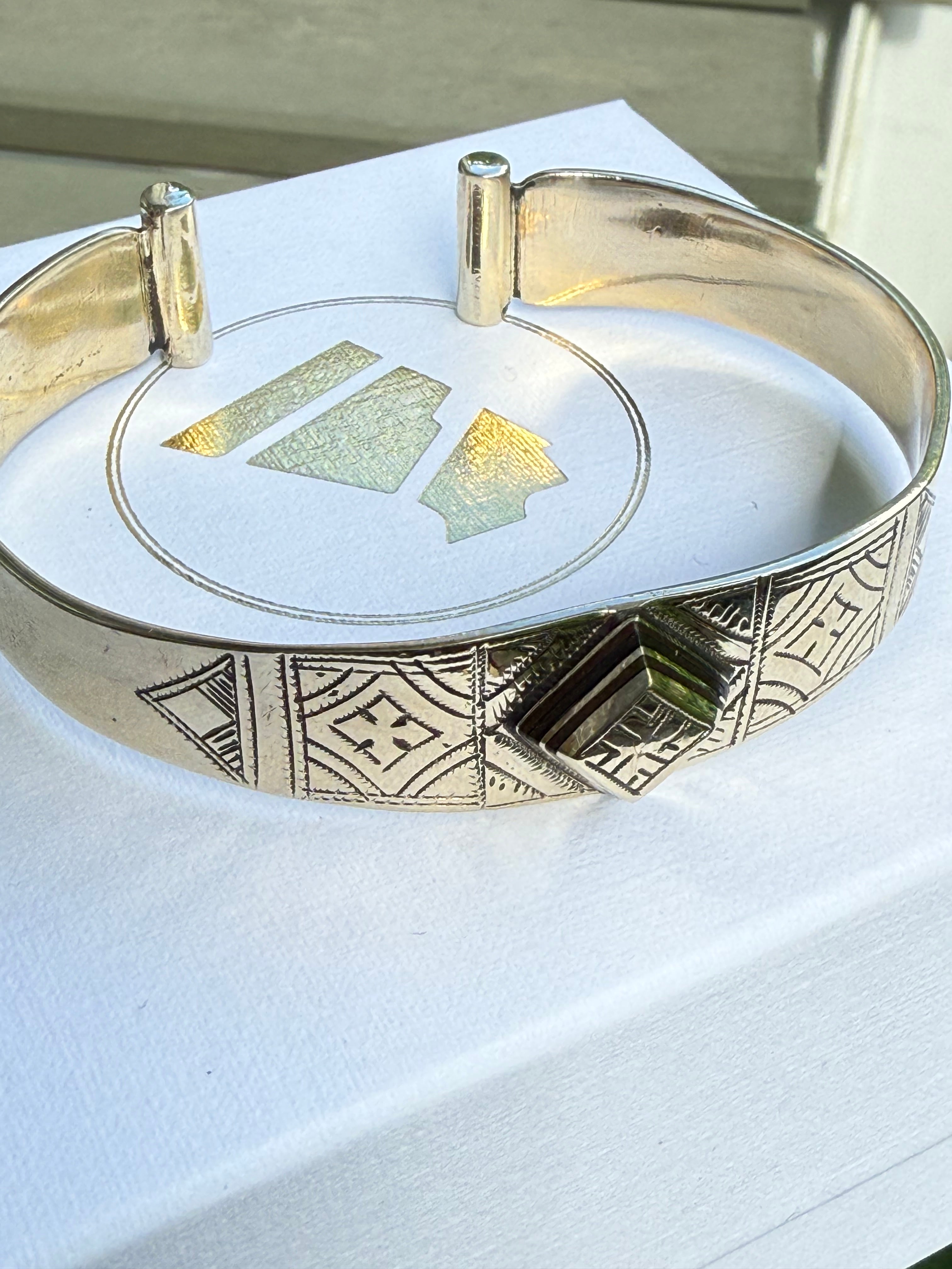 Bracelet Homme " Prince Touareg  " Couleur Argent | Bijoux d'exception | Paris