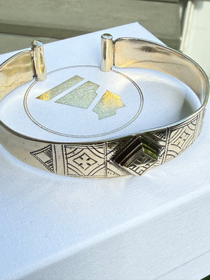 Bracelet Homme " Prince Touareg  " Couleur Argent | Bijoux d'exception | Paris