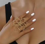 Bague " Queen Flower " Couleur Or| Bijoux d'exception | Paris