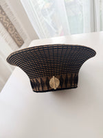 Cap « Zulu » Noir et Doré| Grand modèle | Bijoux d'exception | Paris