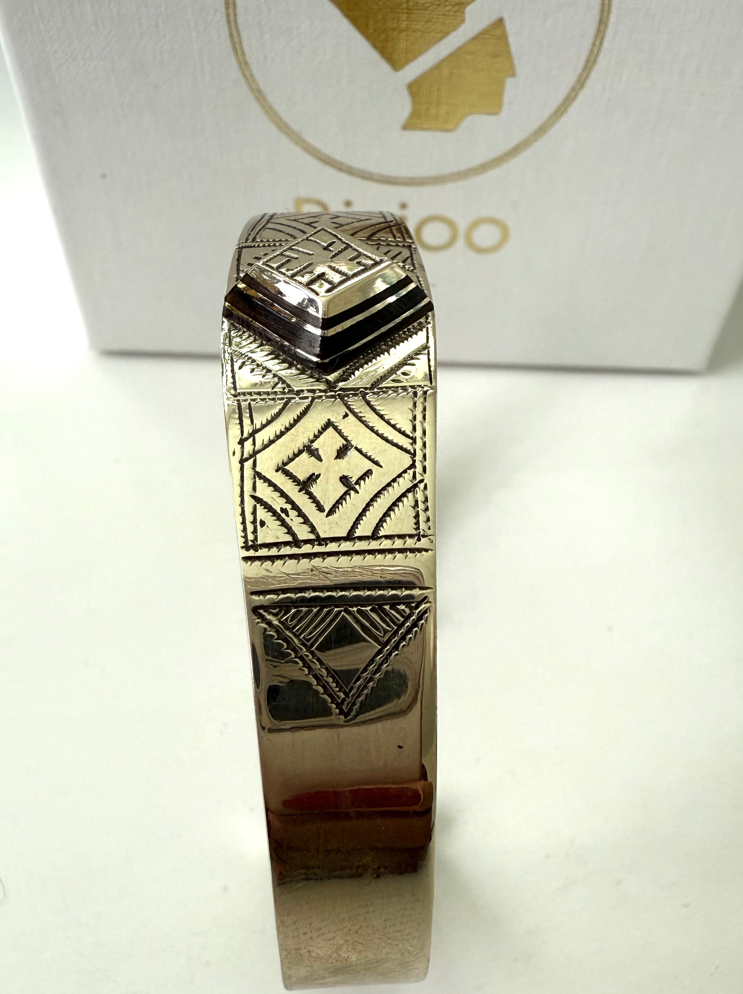 Bracelet Homme " Prince Touareg  " Couleur Argent | Bijoux d'exception | Paris