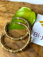 Boucles d’oreilles « Bamboo » Couleur Or | Bijoux d'exception | Paris