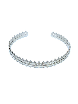 Bracelet Femme " Ibadan " Couleur Argent | Bijoux d'exception | Paris