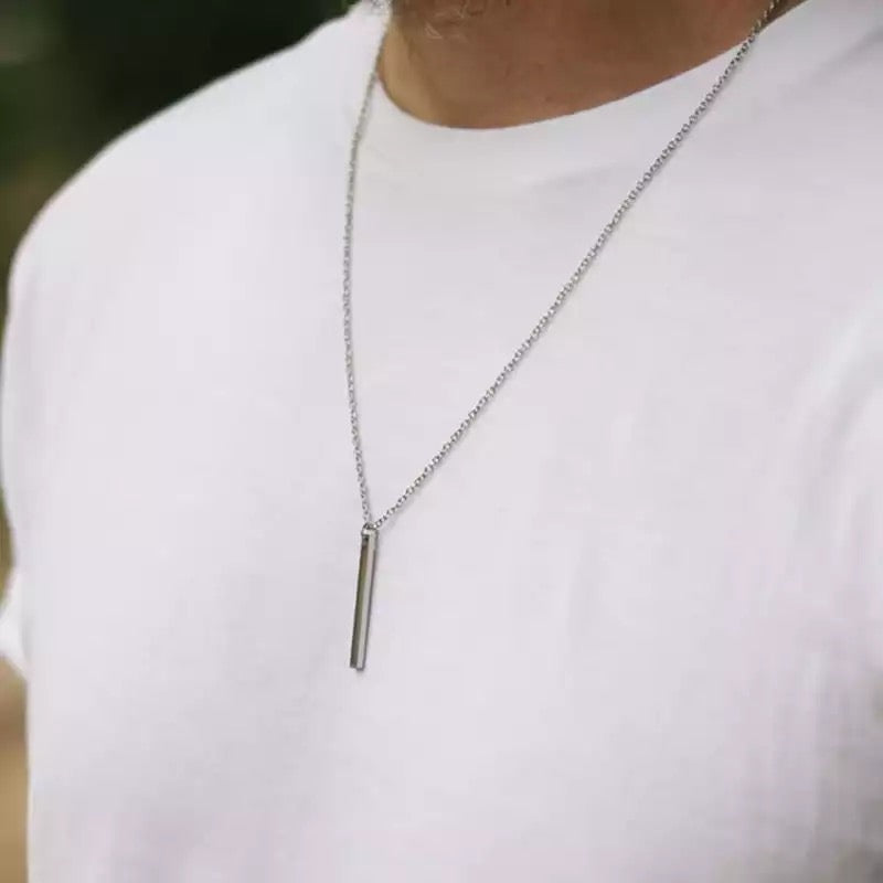 Collier Homme « Simple King » Argent | Bijoux d'exception | Paris