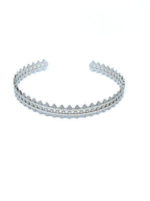 Bracelet Femme " Ibadan " Couleur Argent | Bijoux d'exception | Paris