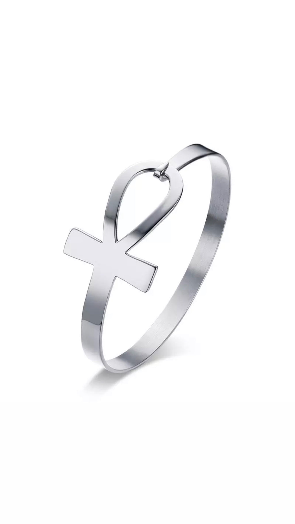 Bracelet Homme " King Ankh  " Couleur Argent | Bijoux d'exception | Paris