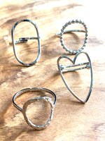 Bague « Queen Circle »Couleur Argent | Bijoux d'exception | Paris