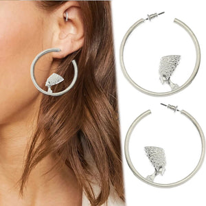 Boucles d’oreilles « Queen Nefertiti  » Argent  | Bijoux d'exception | Paris
