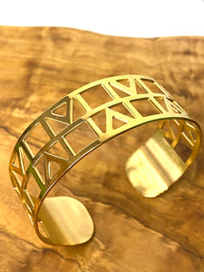 Bracelet Femme " Geometrik " Couleur Or | Bijoux d'exception | Paris