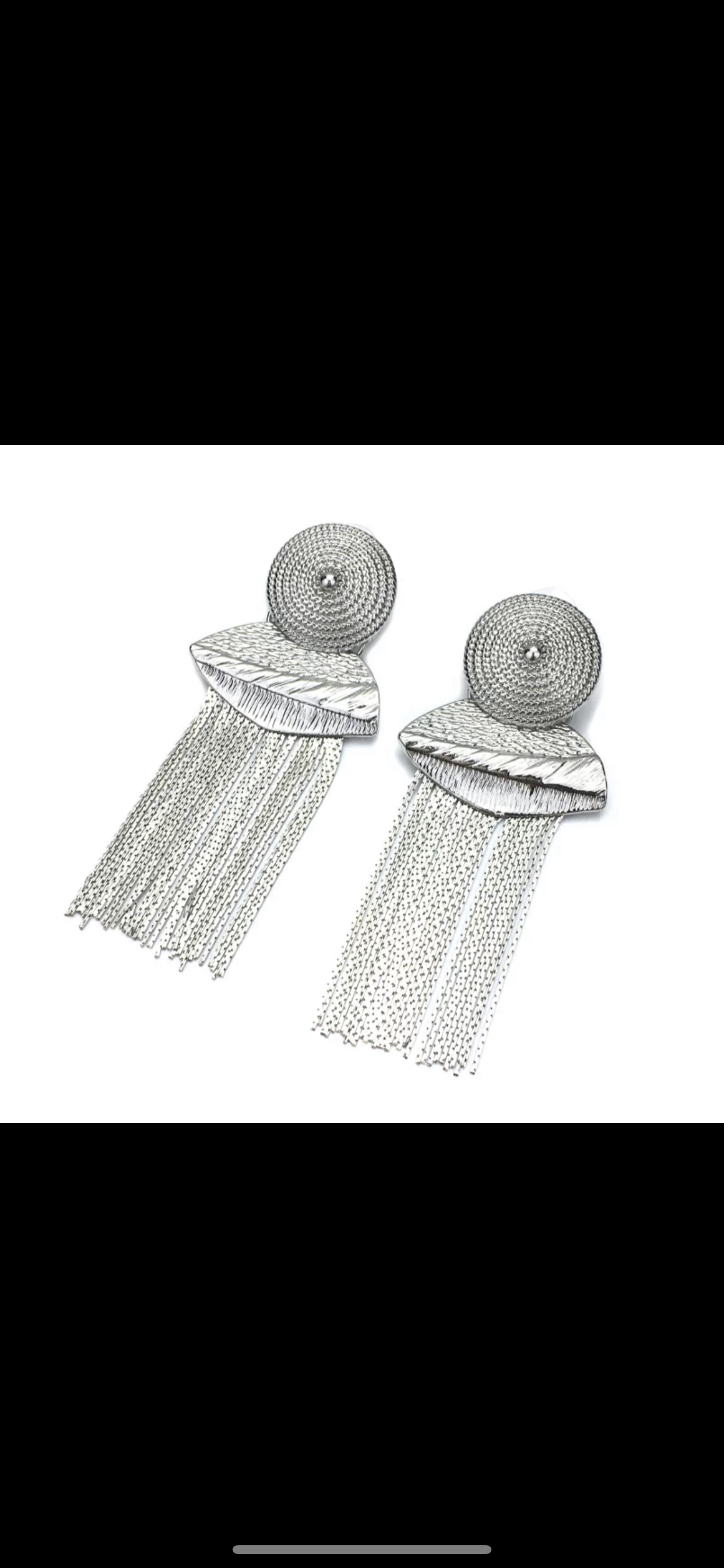 Boucles d’oreilles « Queen WaterFalls » Argent | Bijoux d'exception | Paris