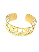 Bracelet Femme " Geometrik " Couleur Or | Bijoux d'exception | Paris