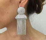 Boucles d’oreilles « Queen WaterFalls » Argent | Bijoux d'exception | Paris