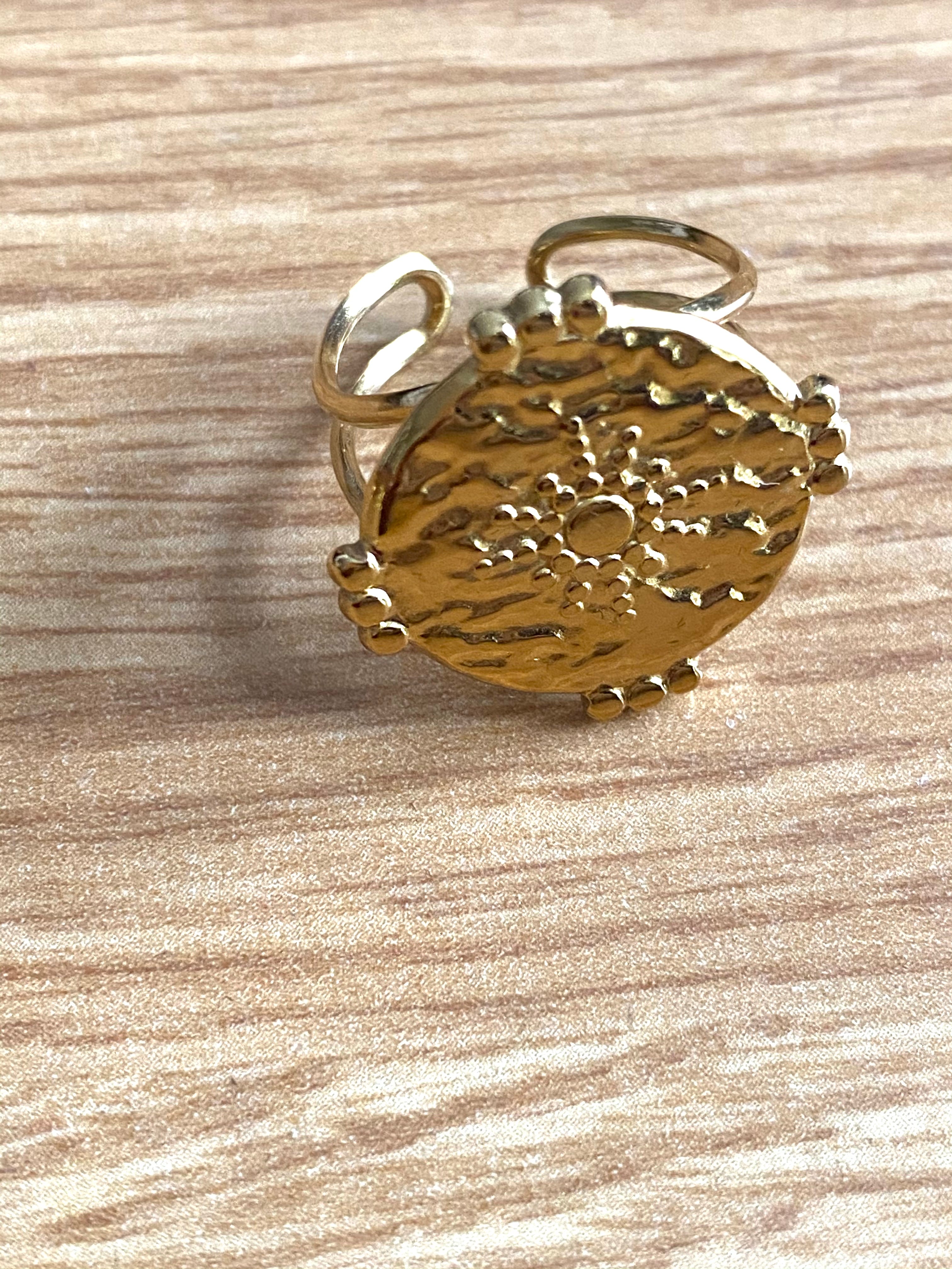 Bague « Ethnika »Couleur Or | Bijoux d'exception | Paris