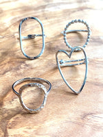 Bague « Queen Circle »Couleur Argent | Bijoux d'exception | Paris