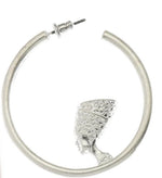 Boucles d’oreilles « Queen Nefertiti  » Argent  | Bijoux d'exception | Paris