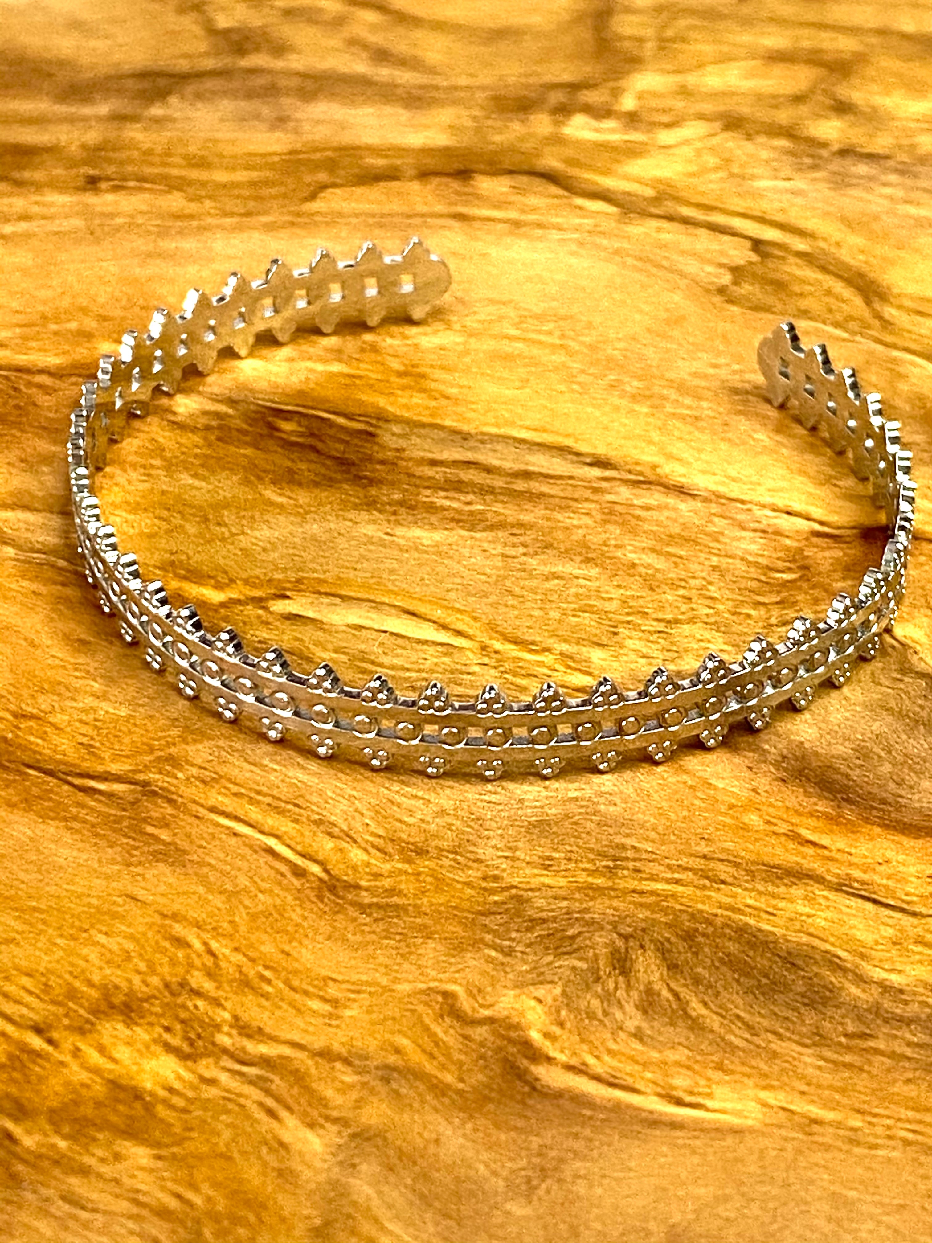 Bracelet Femme " Ibadan " Couleur Argent | Bijoux d'exception | Paris