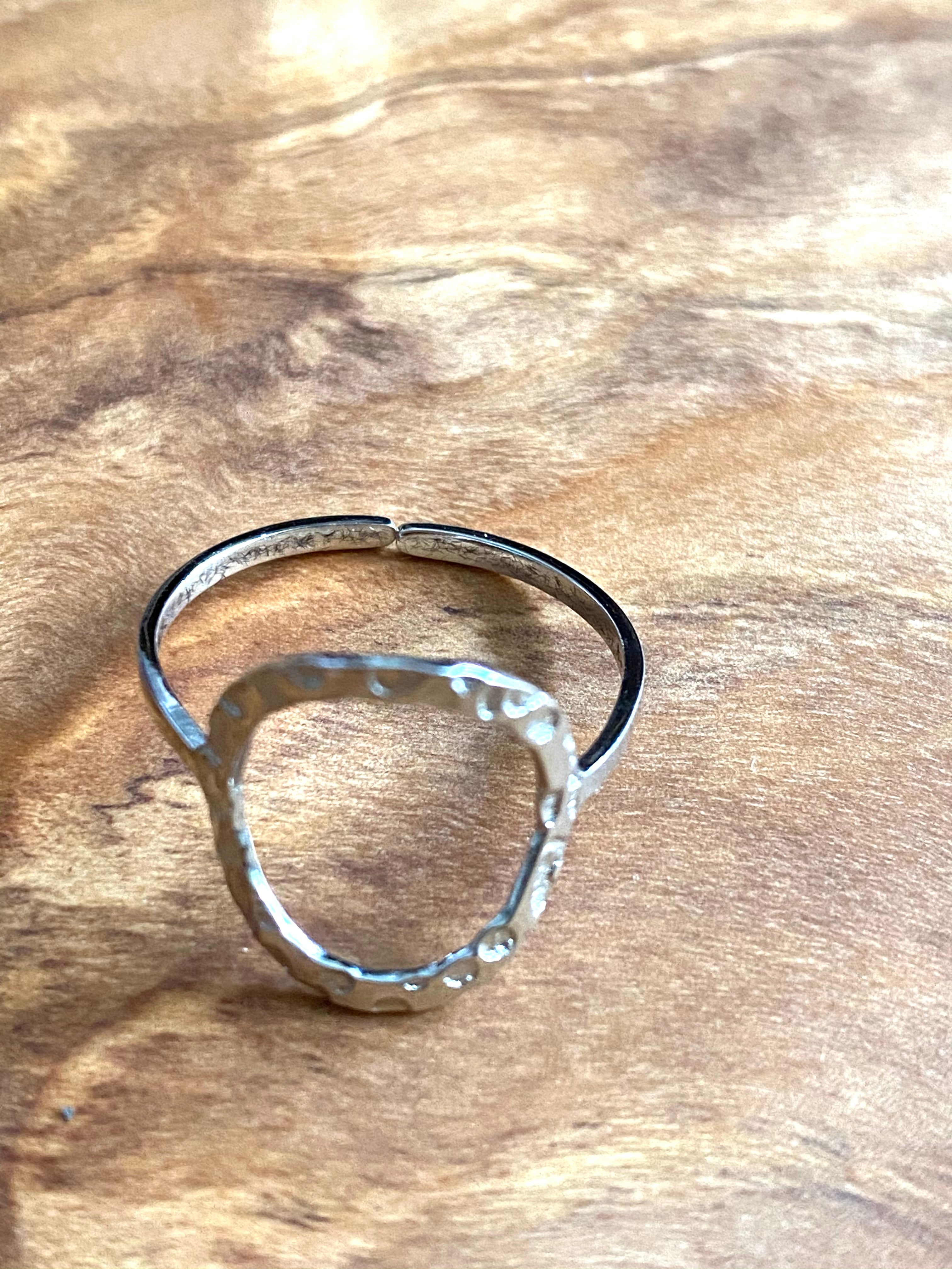 Bague « Queen Circle »Couleur Argent | Bijoux d'exception | Paris