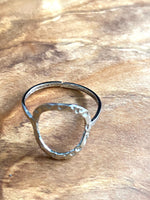 Bague « Queen Circle »Couleur Argent | Bijoux d'exception | Paris