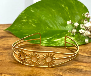 Bracelet Femme " Sun " Couleur Or | Bijoux d'exception | Paris