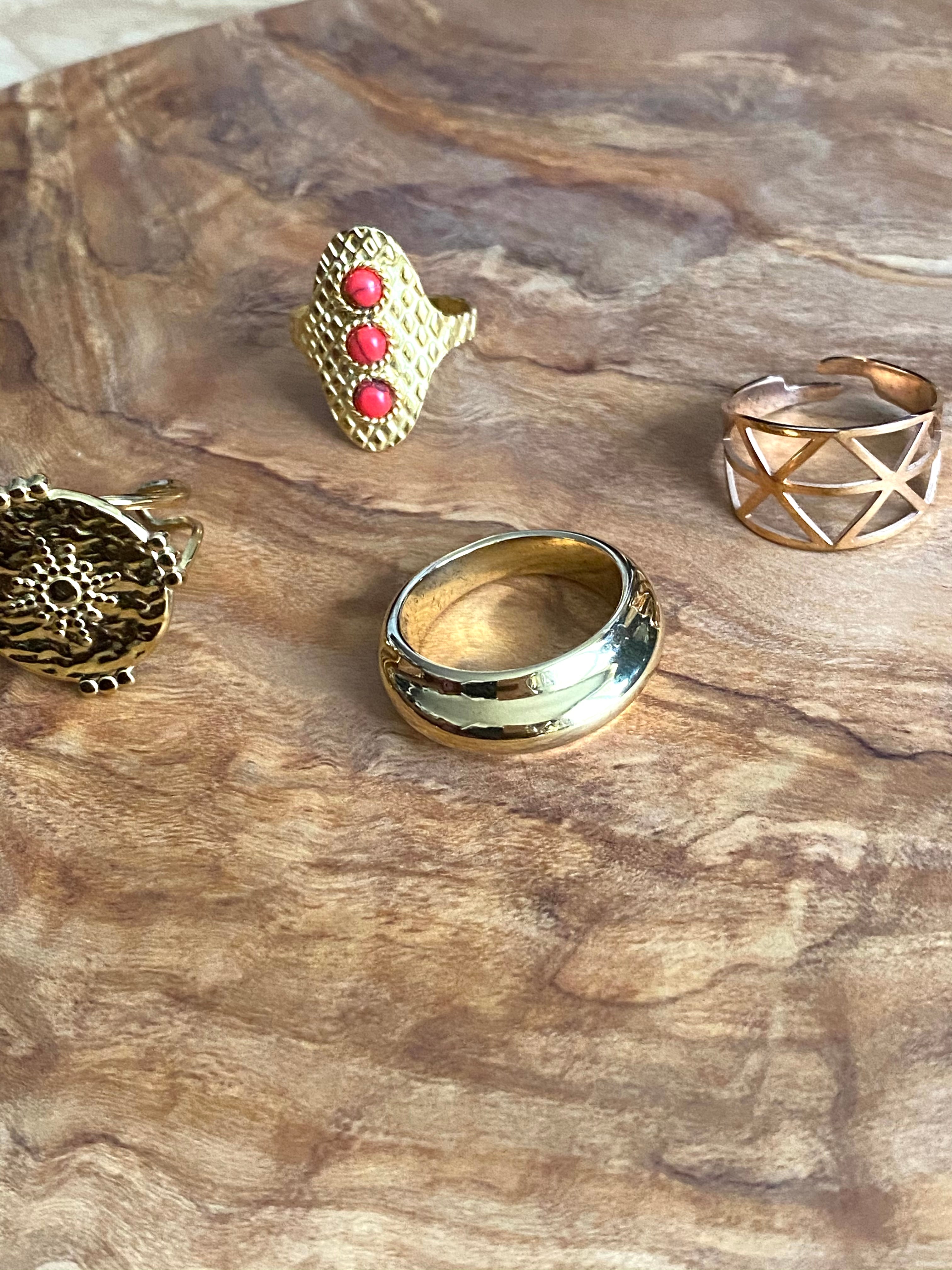 Bague « Ethnika »Couleur Or | Bijoux d'exception | Paris