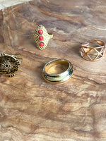 Bague « Ethnika »Couleur Or | Bijoux d'exception | Paris