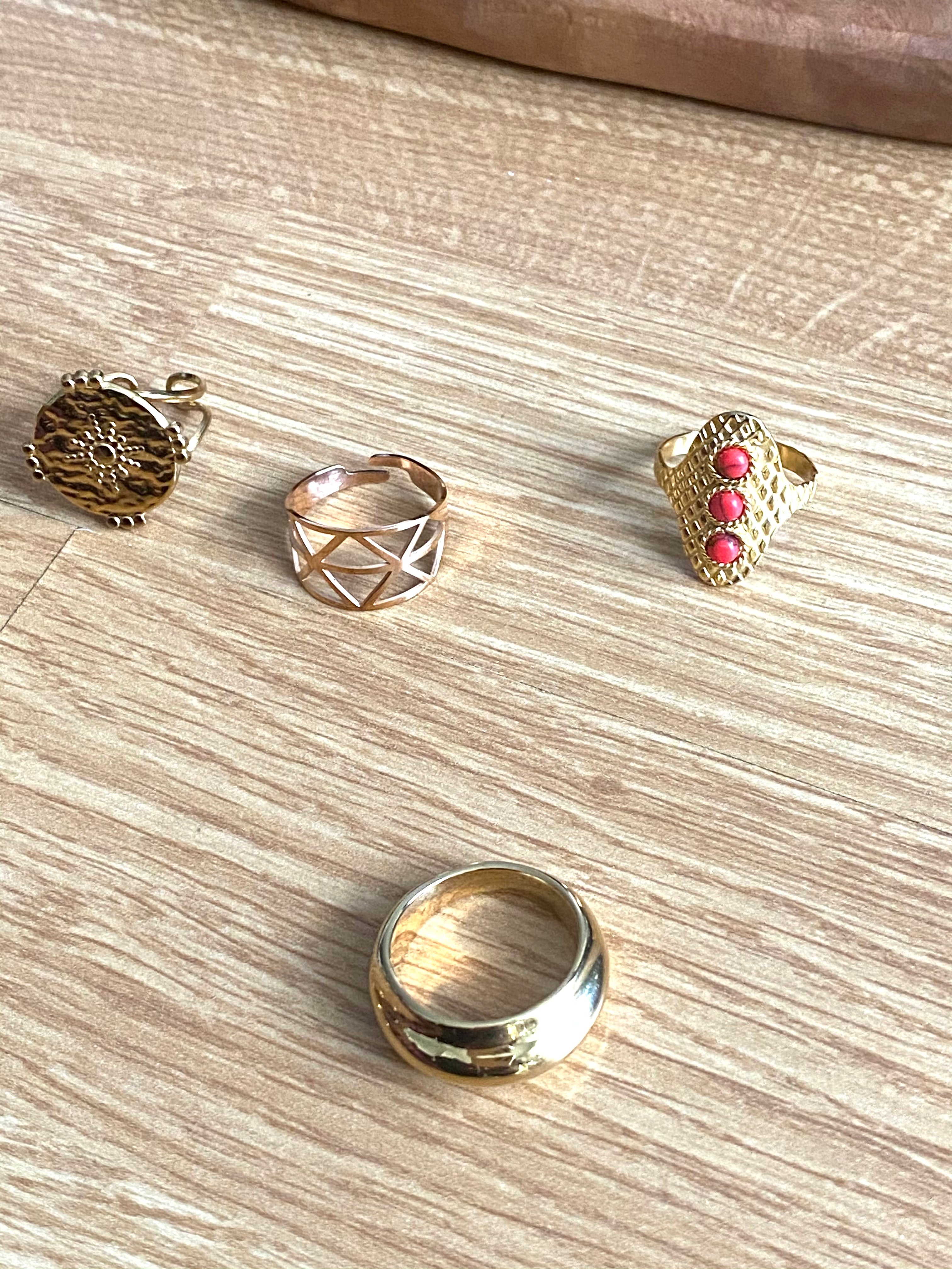 Bague « Ethnika »Couleur Or | Bijoux d'exception | Paris