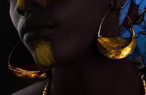 Boucles d’oreilles « Queen Fulani » Or | Bijoux d'exception | Paris
