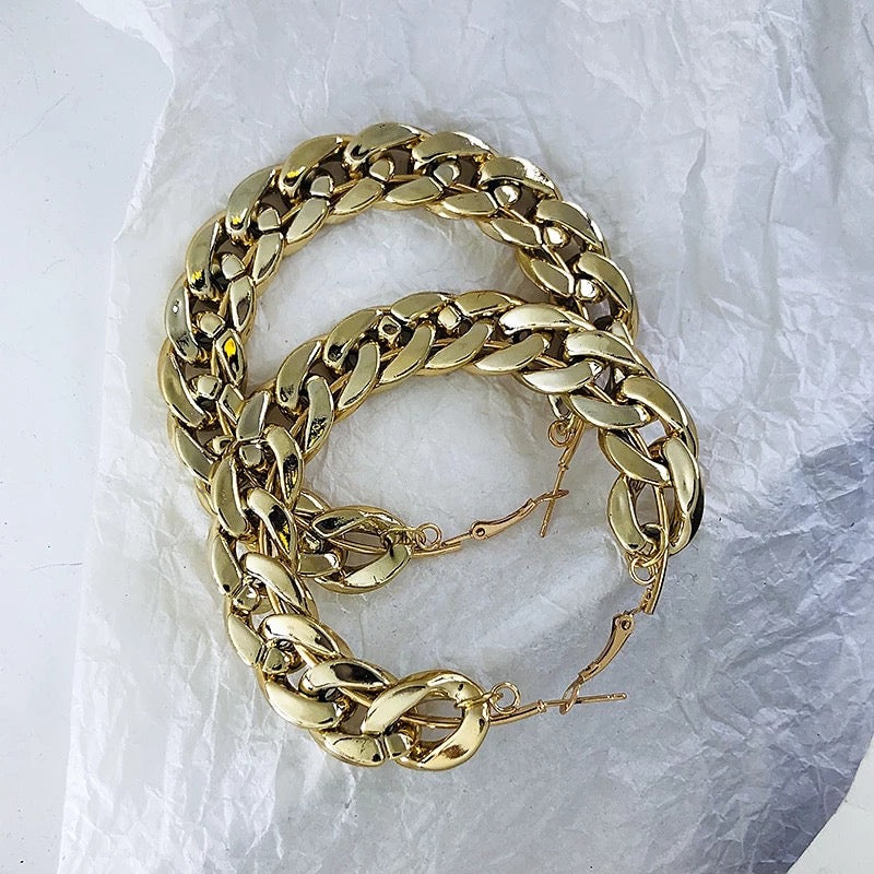 Boucles d’oreilles « Gold Chain » | Bijoux d'exception | Paris