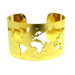 Bracelet Femme " World " Couleur Or | Bijoux d'exception | Paris