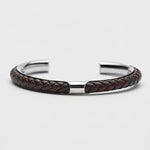 Bracelet Homme « Leather King » Marron | Bijoux d'exception | Paris