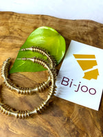 Boucles d’oreilles « Bamboo » Couleur Or | Bijoux d'exception | Paris